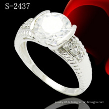 Bague à diamant en argent sterling 925